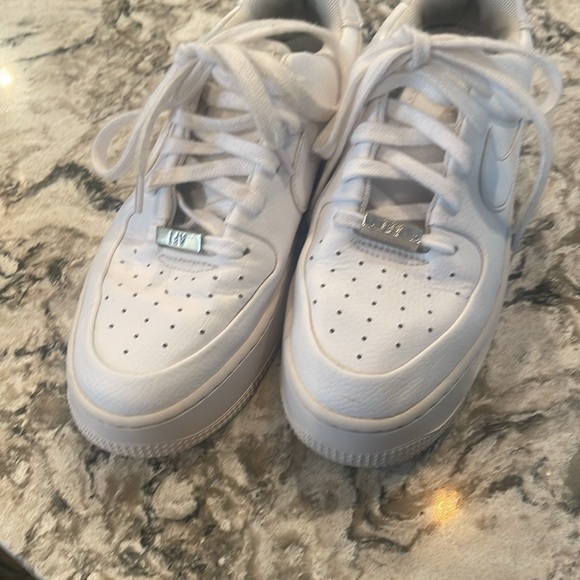 Nike Air Force one 7.5 platform shoe - Picture 3 of 8